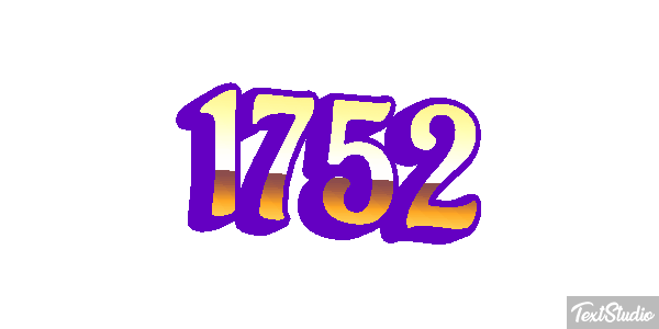1752 Metin efekti