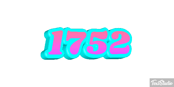 1752 Metin efekti