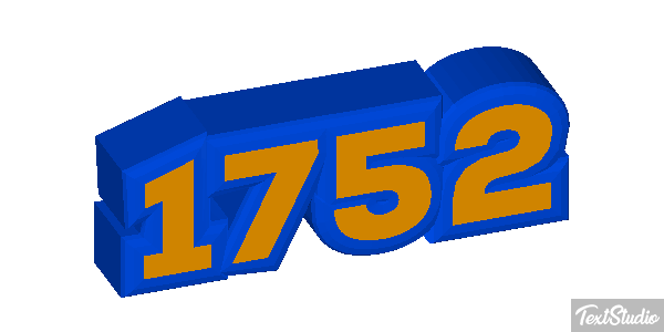 1752 Metin efekti