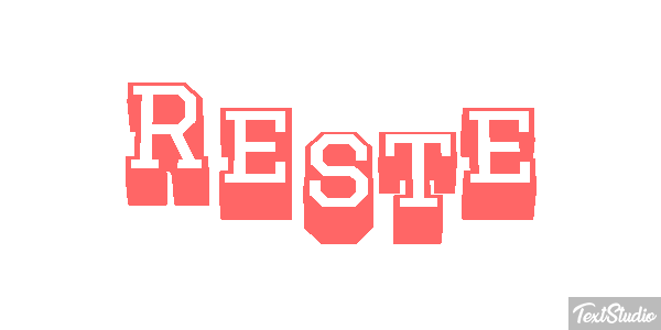 Reste Effet de texte