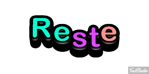 Reste Effet de texte