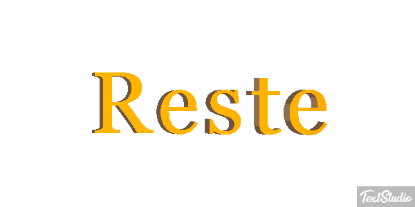Reste Effet de texte