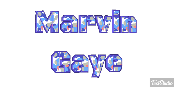 Marvin Gaye Efecto de texto