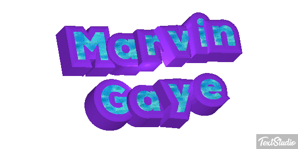 Marvin Gaye Efecto de texto