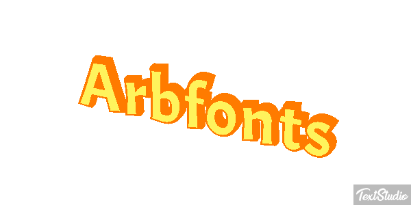 Arbfonts Efekt tekstowy