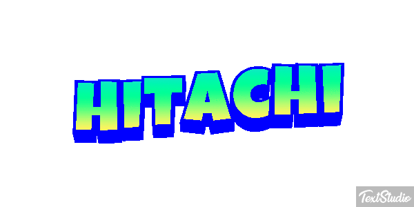 Hitachi Texteffekt