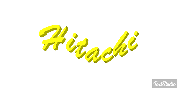 Hitachi Texteffekt