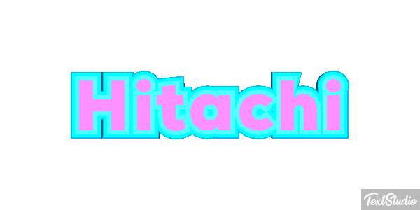 Hitachi Texteffekt