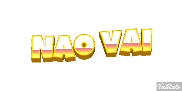 Não vai Efeito do texto