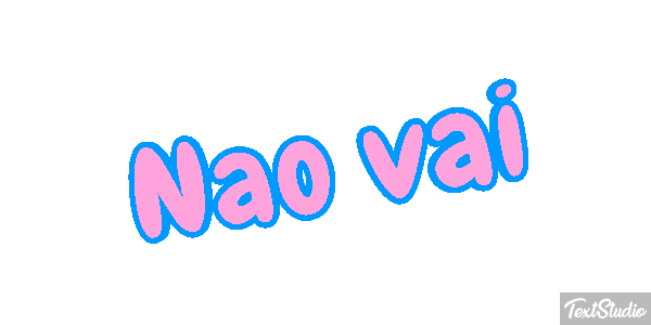 Não vai Efeito do texto