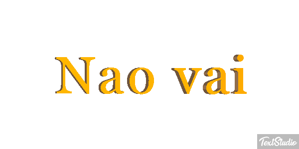 Não vai Efeito do texto
