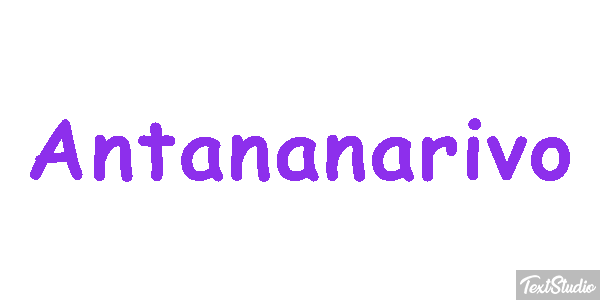 Antananarivo Effetto testo