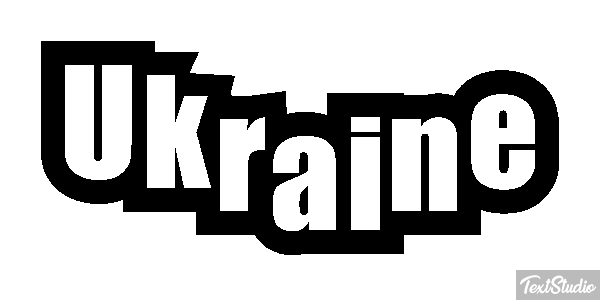 Ukraine Text effect