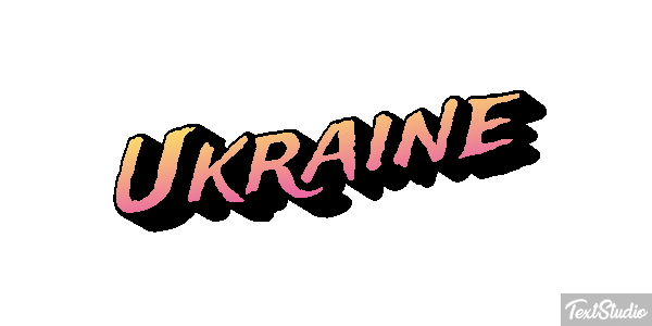 Ukraine Text effect