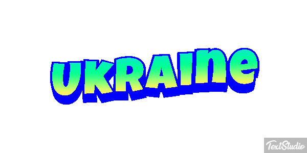 Ukraine Text effect