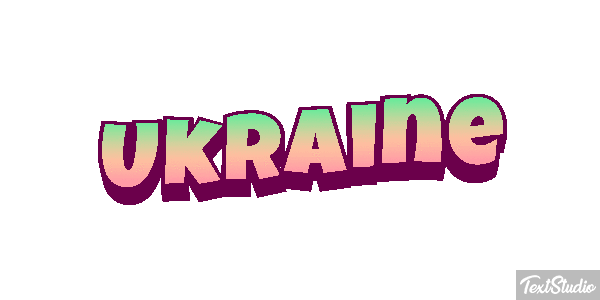 Ukraine Text effect