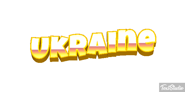 Ukraine Text effect