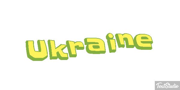Ukraine Text effect