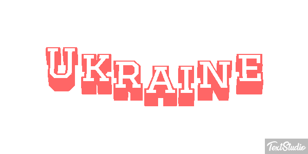 Ukraine Text effect
