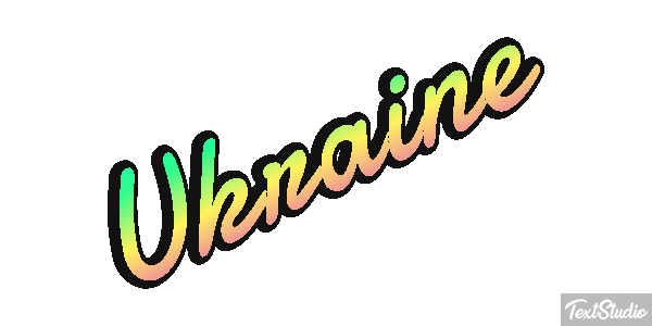 Ukraine Text effect