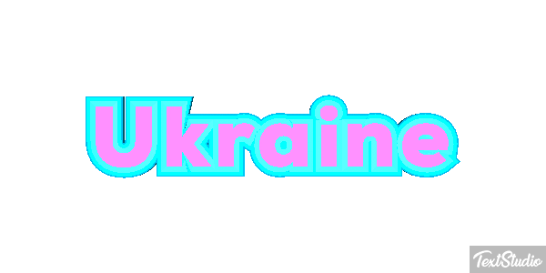 Ukraine Text effect