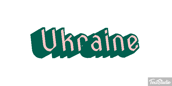 Ukraine Text effect