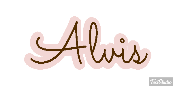 Alvis Text effect