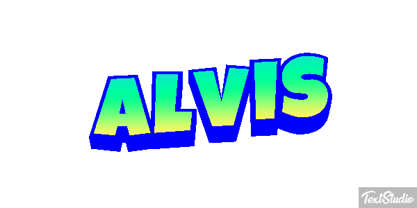 Alvis Text effect
