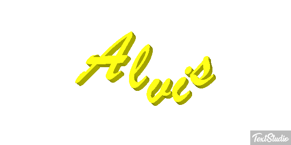 Alvis Text effect