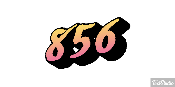 856 Efecto de texto