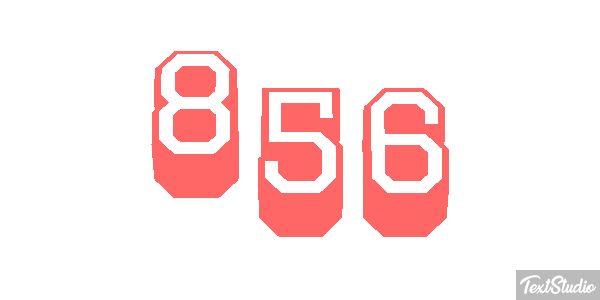 856 Efecto de texto