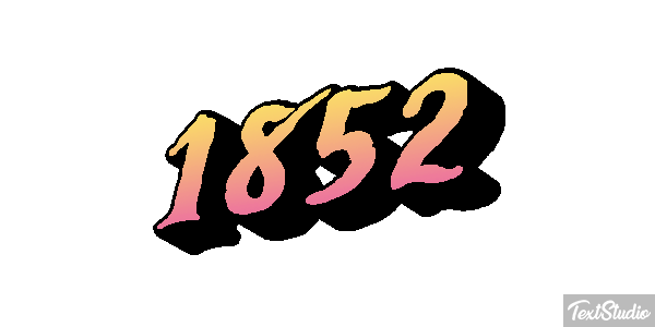 1852 テキスト効果