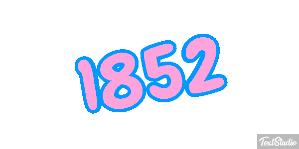 1852 テキスト効果