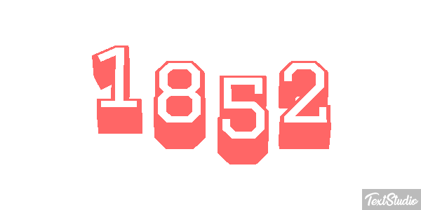 1852 テキスト効果