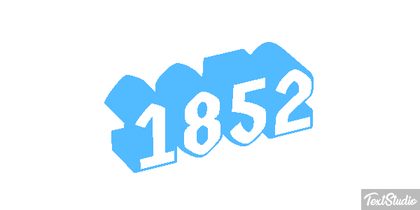 1852 テキスト効果