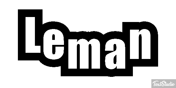 Leman Текстовый эффект