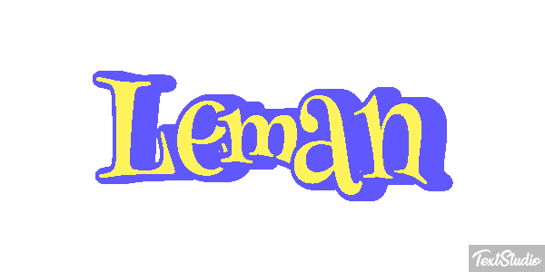 Leman Текстовый эффект