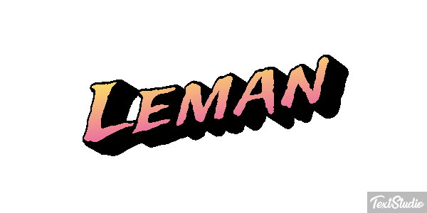 Leman Текстовый эффект