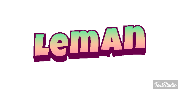 Leman Текстовый эффект