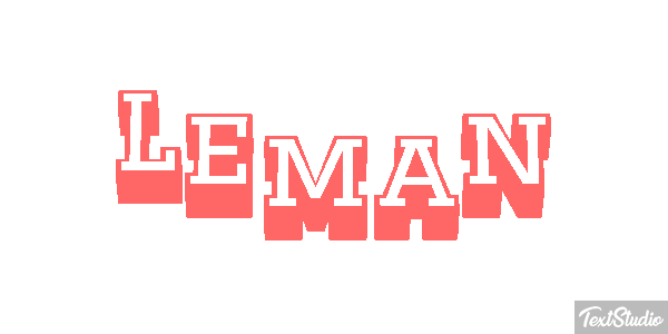 Leman Текстовый эффект