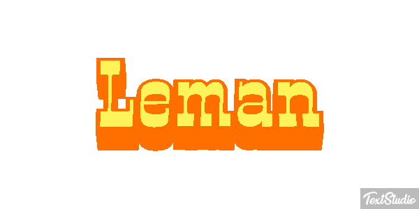 Leman Текстовый эффект