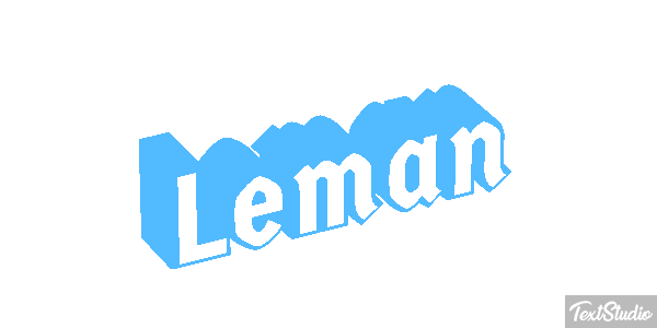 Leman Текстовый эффект