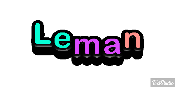 Leman Текстовый эффект