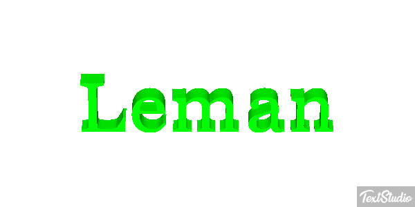 Leman Текстовый эффект