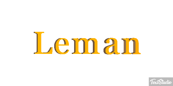 Leman Текстовый эффект
