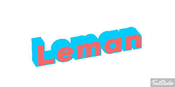 Leman Текстовый эффект