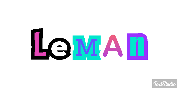 Leman Текстовый эффект