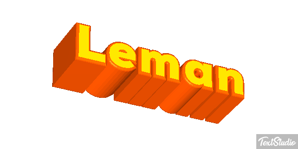 Leman Текстовый эффект
