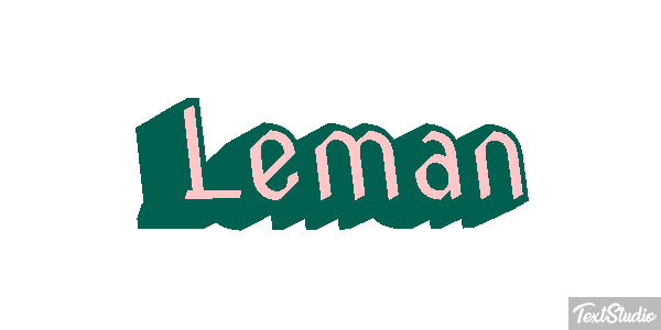 Leman Текстовый эффект