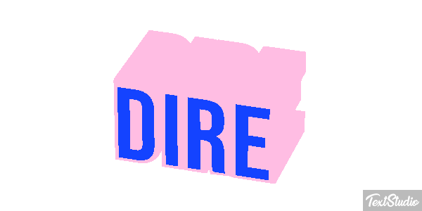 Dire Efekt tekstowy